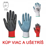 Pracovné rukavice - FLEXO GRIP A319 nitrilové - cena od 0,65 €