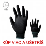 Pracovné rukavice BUCK/BUNTING čierne - cena od 0,36 €