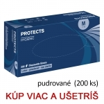 Jednorazové latexové rukavice Protects Hygienic Latex pudrované