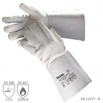 Pracovné rukavice SANDERLING WELDER sivé - cena od 3,58 €