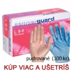 Jednorazové vinylové rukavice Semperguard Vinyl pudrované