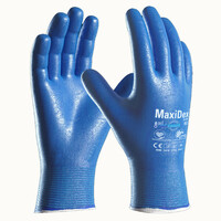 Chemické rukavice ATG MAXIDEX 19-007 AD-APT hybridné celomáčané v nitrile