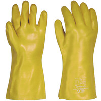 Chemické rukavice STANDARD 35cm máčané v PVC