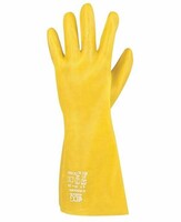 Chemické rukavice STANDARD 35cm máčané v PVC