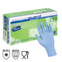 Jednorazové rukavice Semperguard COMFORT nitrilové nepudrované