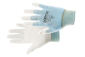 Pracovné rukavice BALANCE BLUE máčané v polyuretáne