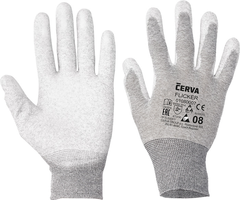 Pracovné rukavice FLICKER antistatické máčané v PU (balené)