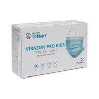 Rúško HYGOTRENDY VIRAZON PRO KIDS trojvrstvové detské (1box=25 ks)