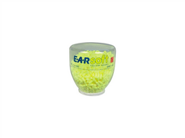 Zásobník upchávok EAR SOFT (plastová nádoba) - 500 párov štuplov do uší