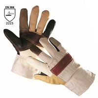 Zateplené pracovné rukavice FIREFINCH kombinované-*ZIMA