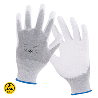 Antistatické rukavice EPA TOUCH máčané v polyuretáne