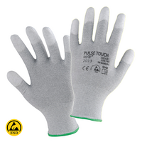 Antistatické rukavice PULSE TOUCH máčané v polyuretáne