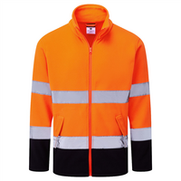 Bunda ES251 Essential Hi-Vis Contrast fleecov&aacute; reflexn&aacute;