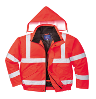 Bunda S463 300D Hi-Vis Bomber reflexná červená L