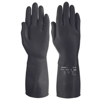 Chemick&eacute; rukavice Alphatec 87-118(Black Heavyweight G17K) m&aacute;čan&eacute; v latexe