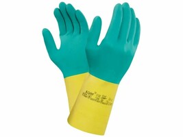 Chemické rukavice BI-COLOUR 87-900 (Ansell) (s blistrom)