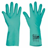 Chemické rukavice GREBE nitrilové