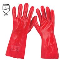 Chemické rukavice RAY máčané v PVC