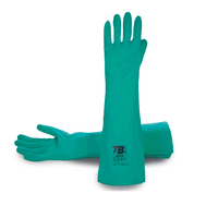 Chemick&eacute; rukavice TB 9009-45S 45cm m&aacute;čan&eacute; v nitrile