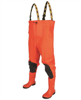 Čižmy rybárske CHEST WADERS "Max S5" Fluo orange