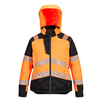 Dámska reflexná bunda T162 PW3 Hi-Vis zateplená
