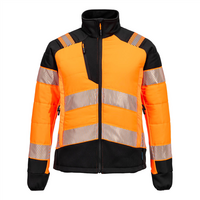 Dámska reflexná bunda T171 PW3 Hi-Vis Hybrid Baffle prešívaná