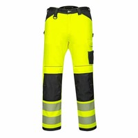 Dámske reflexné nohavice PW385 PW3 Hi-Vis do pása strečové