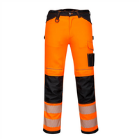 Dámske reflexné nohavice PW385 PW3 Hi-Vis do pása strečové