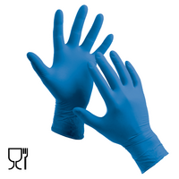 Jednorazové rukavice HS-06-001 nitrilové nepudrované