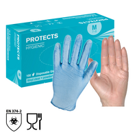 Jednorazové rukavice Protects Hygienic VINYL nepudrované