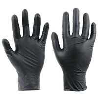 Jednorazové rukavice SPOONBILL BLACK 