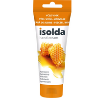 Krém na ruky ISOLDA včelí vosk (hydratačný) 100 ml
Hydratačný rém na ruky ISOLDA s výťažkami zo včelieho vosku a materinej dúšky hydratuje ruky a zachovávava ich hebké a vláčne. Objem: 100 ml Krém na ruky ISOLDA včelí vosk (hydratačný) 100 ml