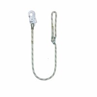 Lano LB 100 bezpečnostné nastaviteľné s karabínou (1,5 m)
