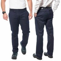 Monterkové nohavice S232 CHINO SLIM STREČ do pása skrátené (170 cm)