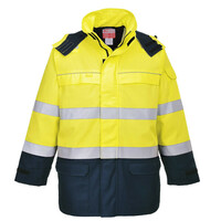 Nehorľavá bunda FR79 BIZFLAME RAIN HI-VIS