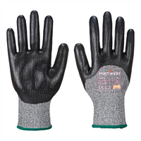 Neporezné rukavice A621 (D13) 3/4 máčané v nitrile