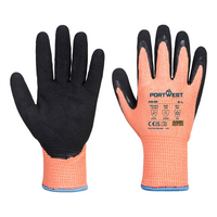 Neporezné rukavice A646 VIS-TEX WINTER HR CUT máčané v nitrile