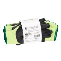 Neporezn&eacute; rukavice AB625 VIS-TEX Essential (D13) m&aacute;čan&eacute; v polyuret&aacute;ne reflexn&aacute; (1bal=12p&aacute;rov)