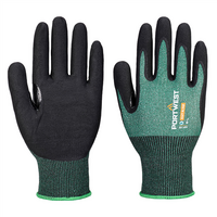 Neporezné rukavice AP15 SG CUT (B18) máčané v nitrile (1bal=12párov)