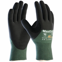 Neporezn&eacute; rukavice ATG MaxiCut OIL 44-305 m&aacute;čan&eacute; v nitrilovej pene (balen&eacute;)