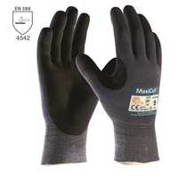 Neporezné rukavice ATG MaxiCut ULTRA 44-3745 máčané v nitrilovej pene
