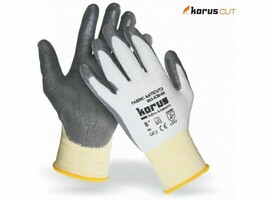 Neporezné rukavice Korus K30 máčané v polyuretáne