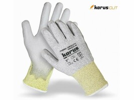 Neporezné rukavice Korus K35 máčané v polyuretáne