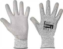 Neporezné rukavice STINT máčané v polyuretáne