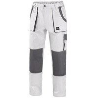 Nohavice CXS LUXY JOSEF do pása bielo-sivá č.46