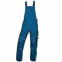 Nohavice URBAN s náprsenkou modrá č.48