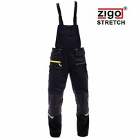 Nohavice ZIGO STRETCH s náprsenkou predĺžené