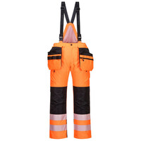 Pánske nohavice PW351 PW3 Hi-Vis zimné s náprsenkou