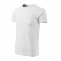 Pánske tričko BASIC (Nr. 129) - biele