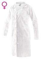 Plášť CXS EVA s dlhým rukávom dámsky biely